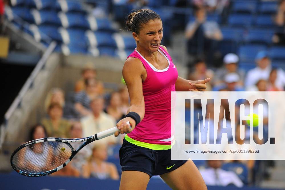 Sara Errani (ITA) TENNIS : US Open - jour 12 - 07 09 2012 VirginieBouyer Tennismag Panoramic