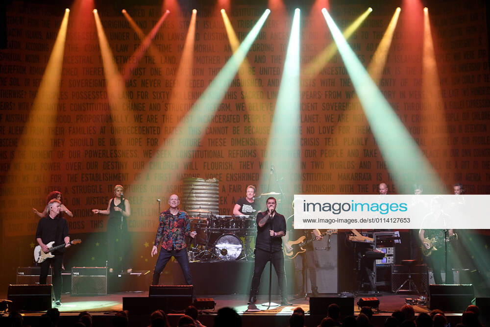 MIDNIGHT OIL MAKARRATA LIVE SYDNEY, Midnight Oil perform Gadigal Land with Dan Sultan during a warm-up show ahead of their Makarrata Project tour, at the Enmore Theatre, in Sydney, Thursday, February 25, 2021. ( NO ARCHIVING, , NO USE IN BOOKS WITHOUT CONSENT SYDNEY NSW AUSTRALIA