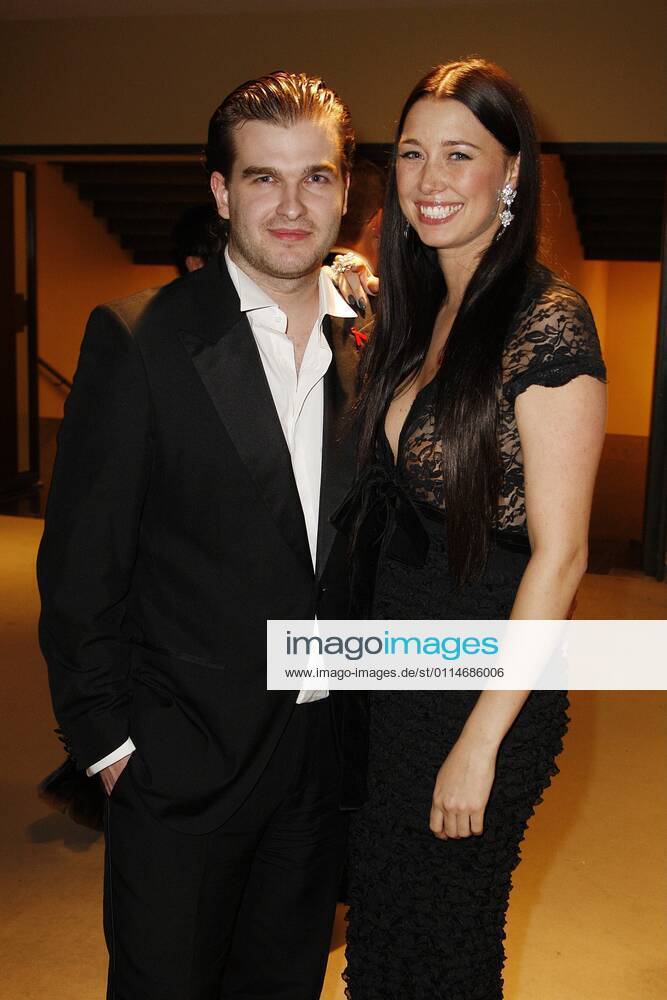 Gregor Nebel and his new girlfriend Nadine at the 17 Festive Opera Gala for the German AIDS Foundation at the Deutsche Oper in Berlin.