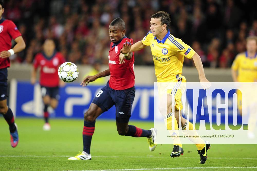 Salomon Kalou (Losc) vs Marko Simic (Borisov) FOOTBALL : Losc Lille vs Fc Bate Borisov xJBAutissierx
