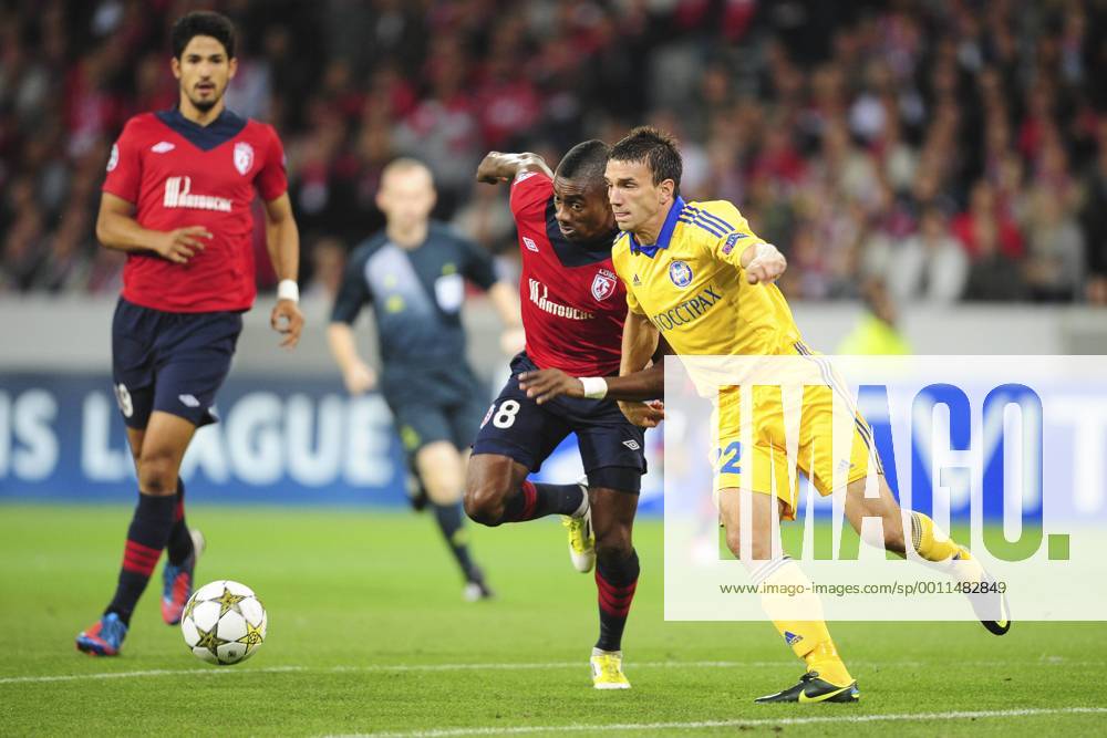 Salomon Kalou (Losc) vs Marko Simic (Borisov) FOOTBALL : Losc Lille vs Fc Bate Borisov xJBAutissierx