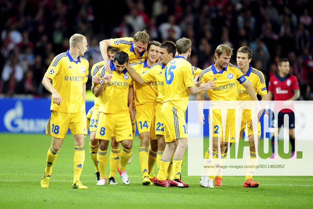 Jubel Bate Borisov, Aleksandr Volodko FOOTBALL : Losc Lille vs Fc Bate Borisov xJBAutissierx
