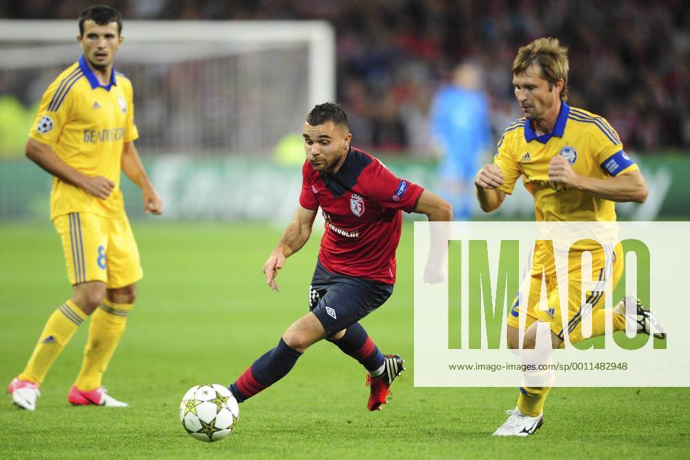 Marvin Martin (Losc) vs Dmitri Likhtarovich (Borisov) FOOTBALL : Losc Lille vs Fc Bate Borisov xJBAutissierx