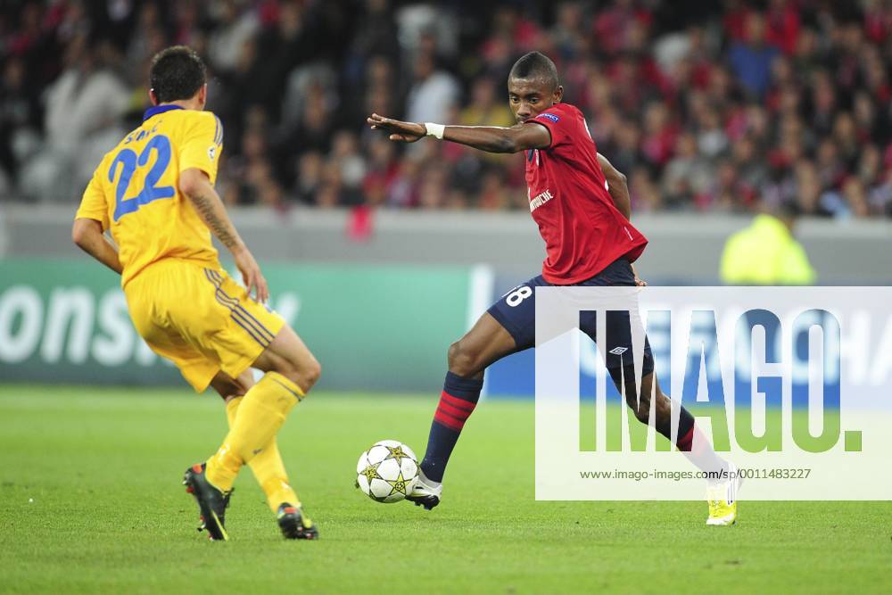 Salomon Kalou (Losc) vs Marko Simic (Borisov) FOOTBALL : Losc Lille vs Fc Bate Borisov xJBAutissierx