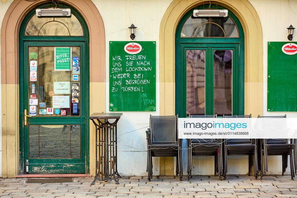 (210306) -- VIENNA, March 6, 2021 -- Photo taken on March 6, 2021 shows a closed restaurant in Vienna, Austria. For the year 2020, Austria s GDP recorded the most striking decline since 1945 with a minus of 6.6%. (Photo by Xinhua) AUSTRIA-VIENNA-COVID-19-GDP-DECLINE GeorgesxSchneider