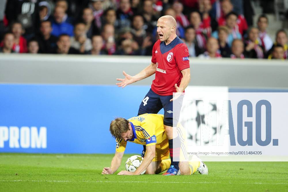 Florent Balmont (Losc) FOOTBALL : Losc Lille vs Fc Bate Borisov - champions League - 19 09 2012 JBAutissier Panoramic