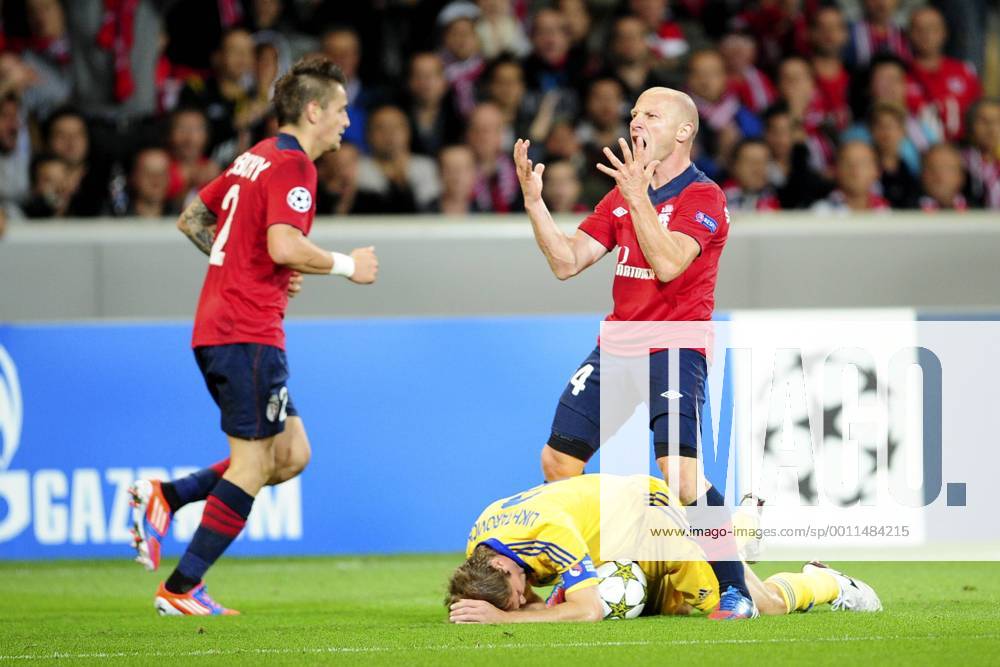 Florent Balmont (Losc) FOOTBALL : Losc Lille vs Fc Bate Borisov - champions League - 19 09 2012 JBAutissier Panoramic