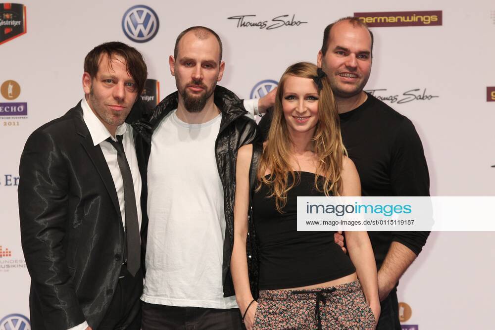 Guano Apes at the Echo 2011 the German Music Award at the Red Carpet in the Messe Berlin am Funkturm Its the 20 Echo 20 years Echo