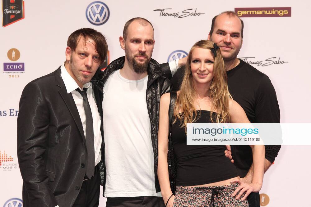 Guano Apes at the Echo 2011 the German Music Award at the Red Carpet in the Messe Berlin am Funkturm Its the 20 Echo 20 years Echo