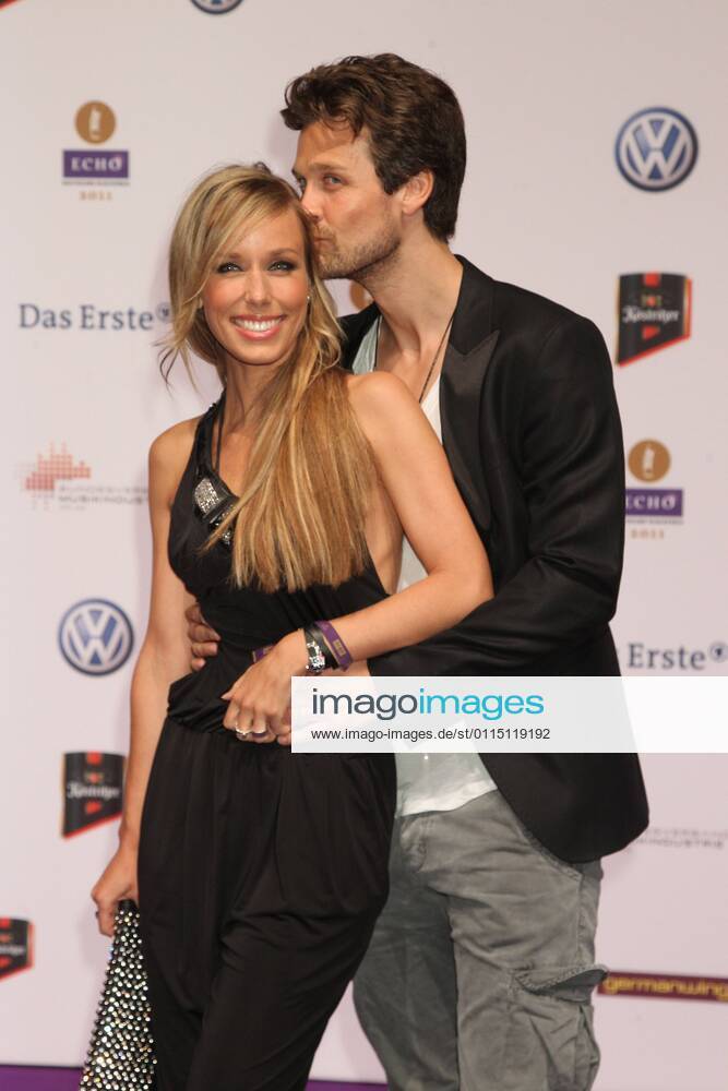 Annemarie warnkross and wayne carpendale at the Echo 2011 the German Music Award at the Red Carpet in the Messe Berlin am Funkturm It is the 20 Echo 20 years Echo