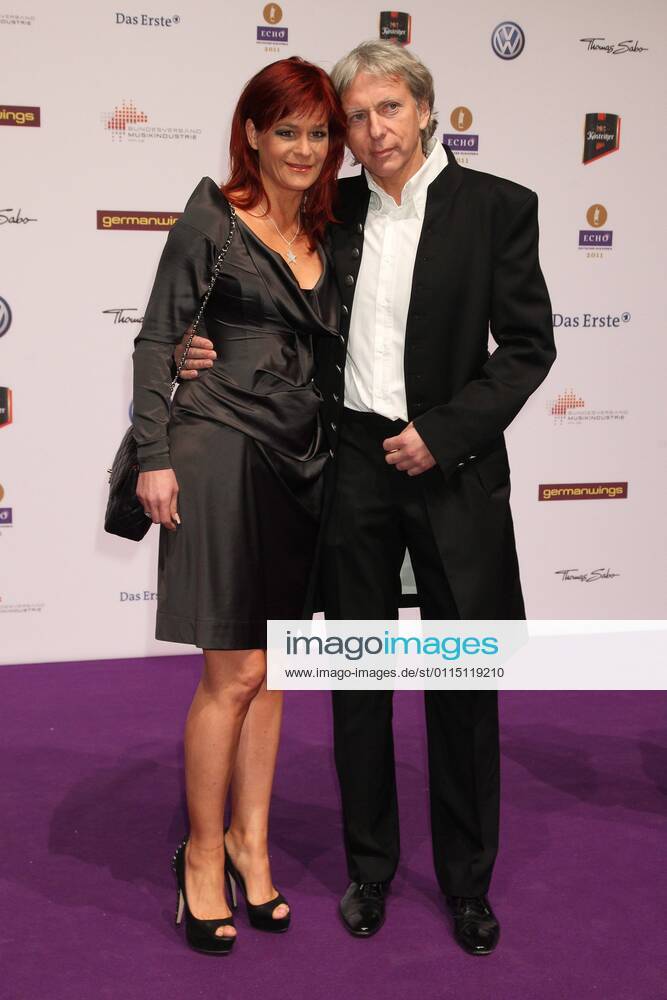 Andrea Berg husband Uli Ferber at the Echo 2011 the German Music Award at the Red Carpet in the Messe Berlin am Funkturm It is the 20 Echo 20 years Echo