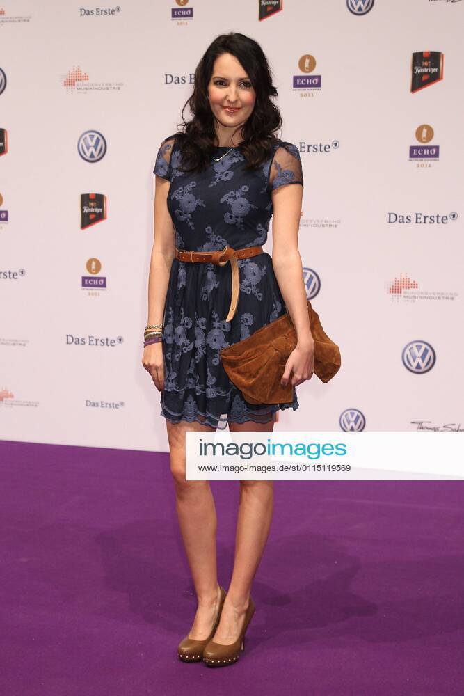 Johanna Klum at the Echo 2011 the German Music Award at the Red Carpet in the Messe Berlin am Funkturm It is the 20 Echo 20 years Echo