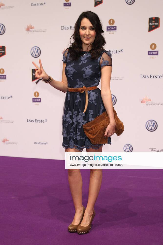 Johanna Klum at the Echo 2011 the German Music Award at the Red Carpet in the Messe Berlin am Funkturm It is the 20 Echo 20 years Echo