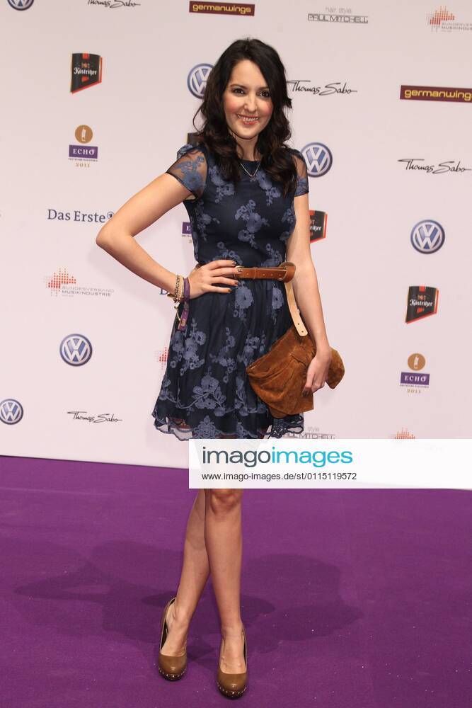 Johanna Klum at the Echo 2011 the German Music Award at the Red Carpet in the Messe Berlin am Funkturm It is the 20 Echo 20 years Echo
