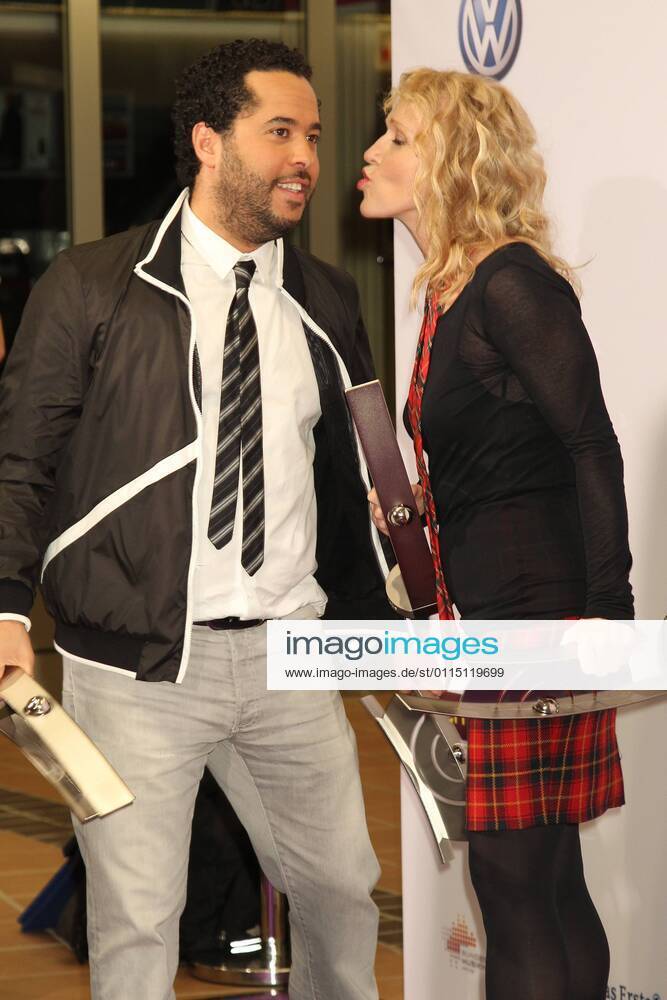 Award winners Adel Tawil and Annette Humpe at the Echo 2011 the German Music Award at the award winners wall in the Messe Berlin at the radio tower It is the 20 Echo 20 years Echo