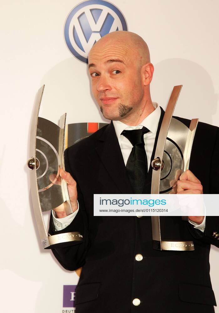 Award winner Der Graf vcon of the band Unheilig at the music award ceremony of the Echo 2011 at the Messehallen am Funkturm in Berlin