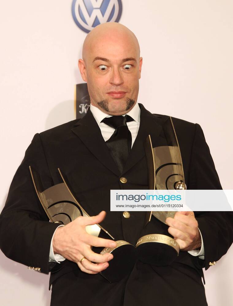 Award winner Der Graf vcon of the band Unheilig at the music award ceremony of the Echo 2011 at the Messehallen am Funkturm in Berlin