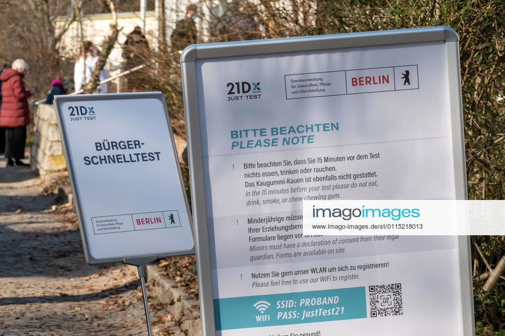 Berlin,Germany,GER,Test Zentrum Bürger Schnelltest in der Kurt Weiß Sporthalle in der Franzensbader Straße 16 Ortsteil Grunewald Bezirk Wilmersdorf