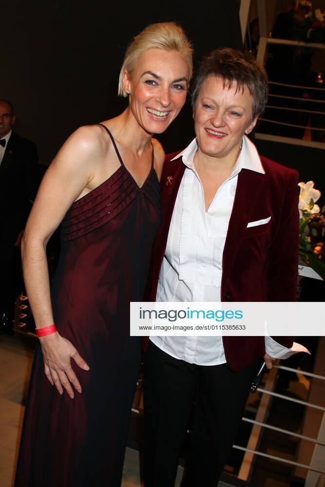 Marusha Aphrodite Glei ü and Renate Kuenast at the 18 Festive Opera Gala for the German Aids Foundation at the Deutsche Oper in Berlin in honor of ViccoVonBuelow