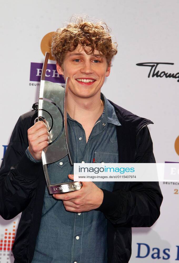Prizewinner Tim Benzko at the Echo 2012 the German Music Award Prizewinner before the ceremony at the Messe Berlin
