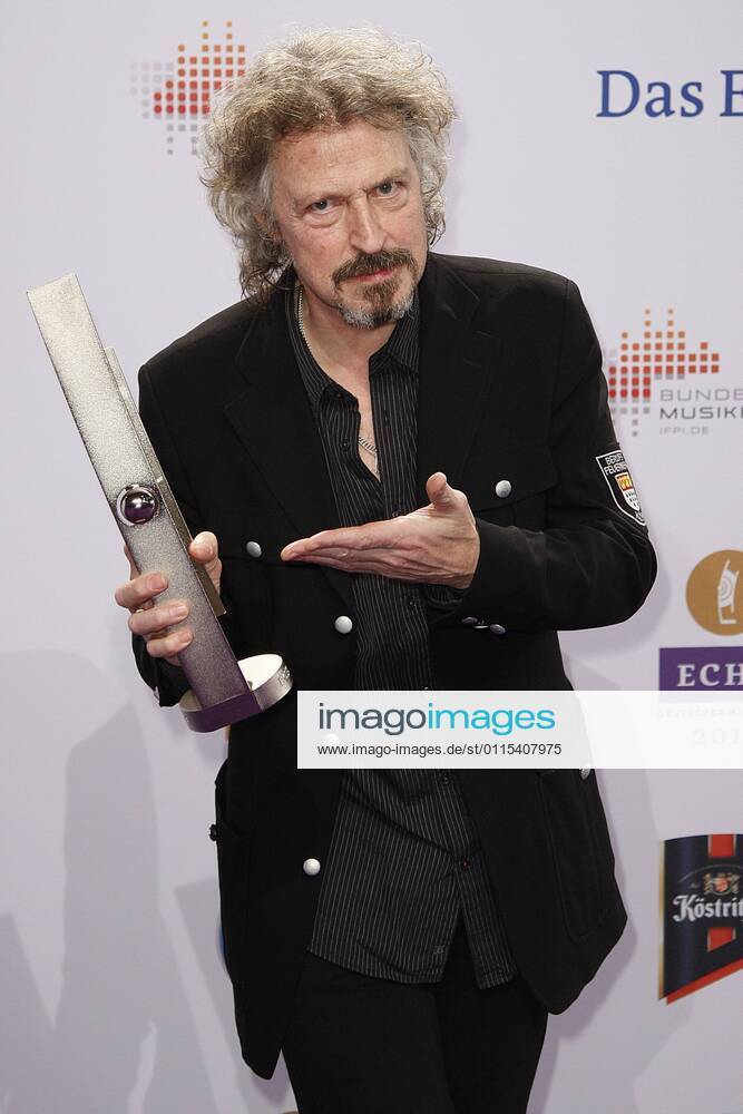 Lifetime Achievement Laureate Wolfgang Niedecken at the Echo 2012 the German Music Award Laureate before the ceremony at Messe Berlin