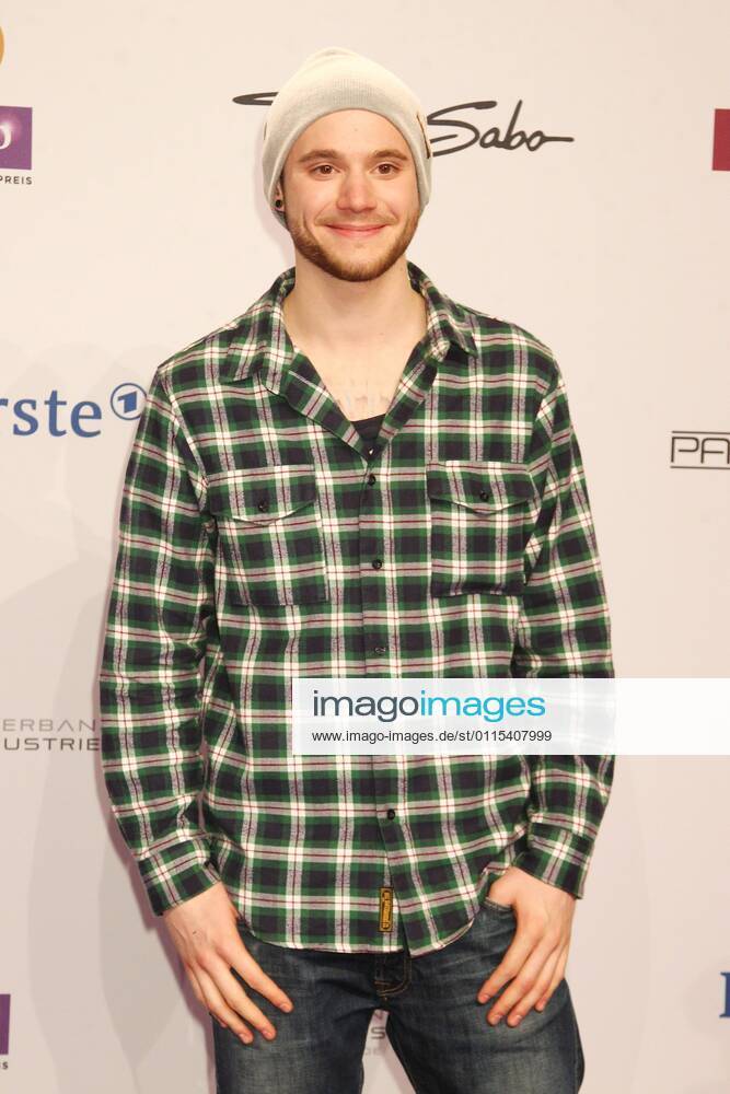 Roman Lob at the Echo 2012 the German Music Award on the Red Carpet before the award ceremony at Messe Berlin