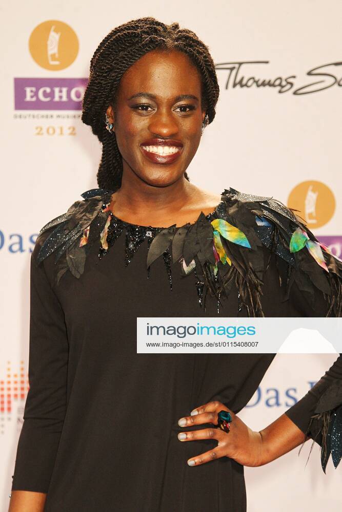 Ivy Quainoo at the Echo 2012 the German Music Award on the Red Carpet before the ceremony at the Messe Berlin