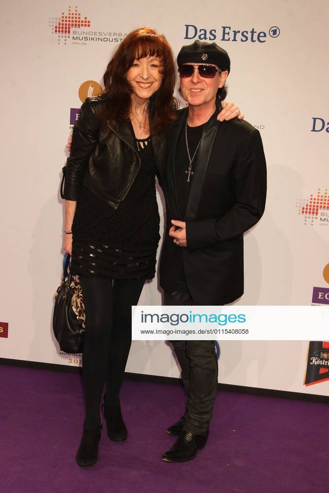 Klaus Meine and wife Gabi at the Echo 2012 the German Music Award on the Red Carpet before the award ceremony at the Messe Berlin