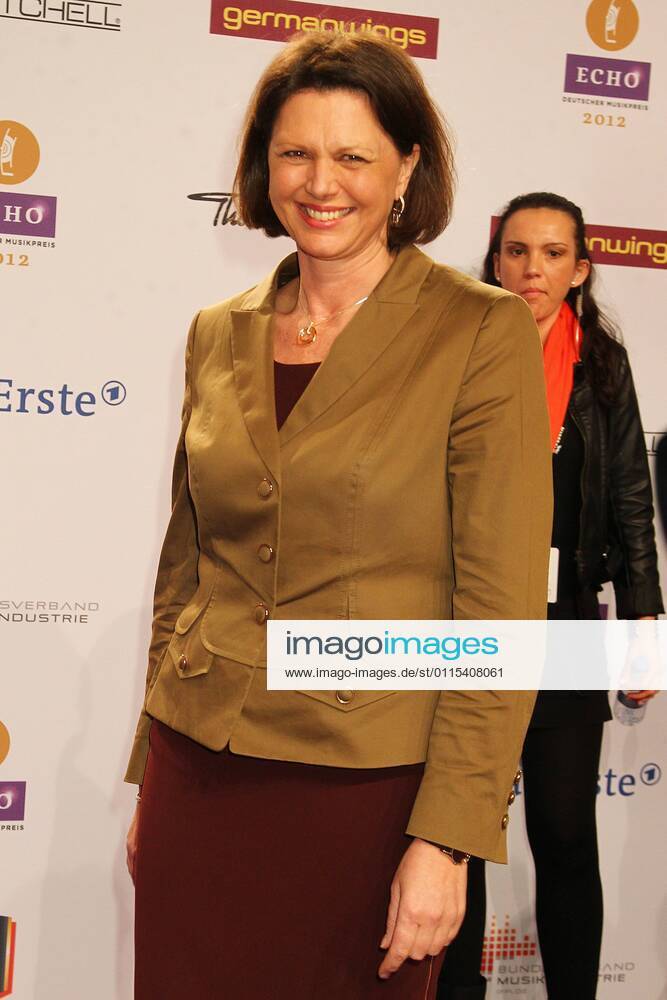 Ilse Aigner at the Echo 2012 the German Music Award on the Red Carpet before the award ceremony at the Messe Berlin