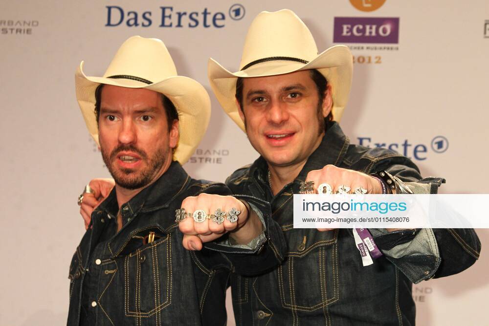 Boss Hoss The BossHoss at the Echo 2012 the German Music Award on the Red Carpet before the ceremony at the Messe Berlin