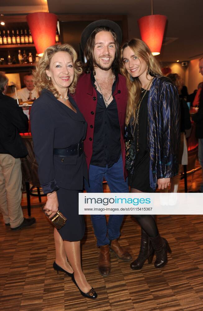 Gil Ofarim and girlfriend Verena Brock and mother Sandra Ofarim Reichstadt music legend Abi Ofarim celebrates 50 years on stage with his band Rock n Read at the GOP Theater in Munich on
