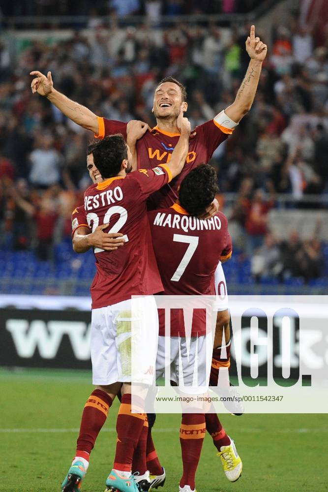 Francesco Totti (Roma) Calcio Serie A 2012 2013 AS Rom - Sampdoria Genua AntoniettaxBaldassarre