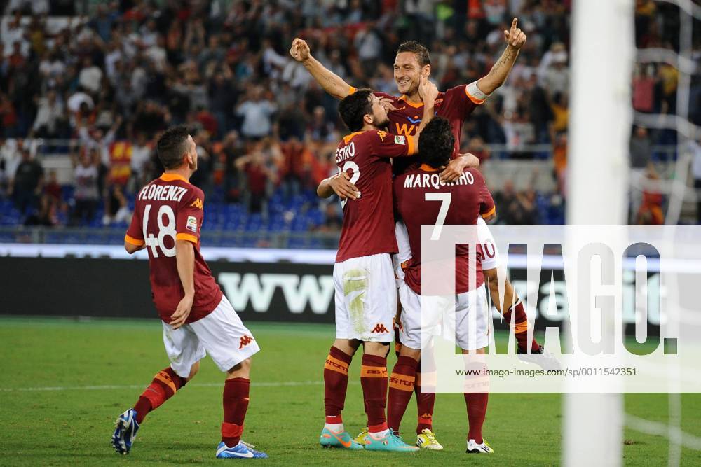 Francesco Totti (Roma) Calcio Serie A 2012 2013 AS Rom - Sampdoria Genua AntoniettaxBaldassarre