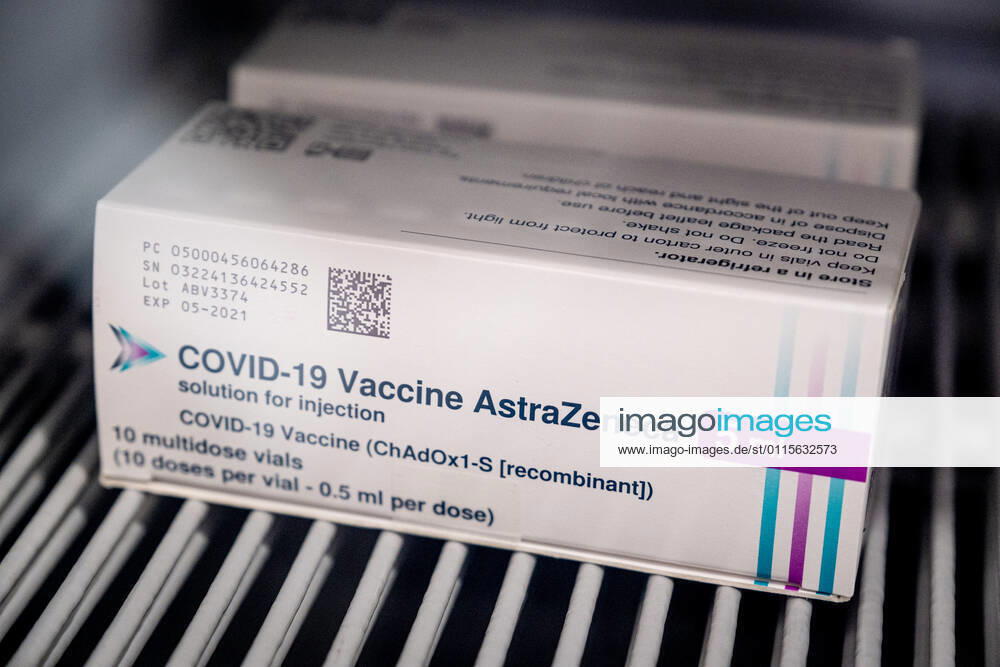 Milan - Astrazeneca vaccine against covid-19. Vaccines to teachers and school staff at the Museum of Science and Technology Editorial Usage Only