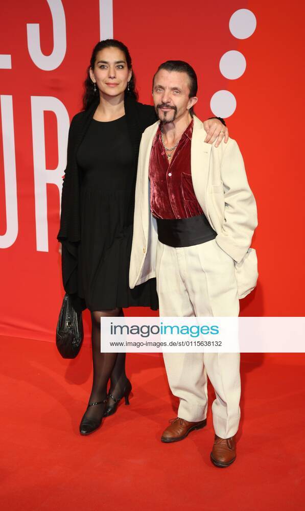 David Bennent with his wife Kavita Chohan , opening of the 23 FILMFEST HAMBURG and the awarding of the Douglas Sirk Prize at Cinemaxx Kinos Hamburg ,