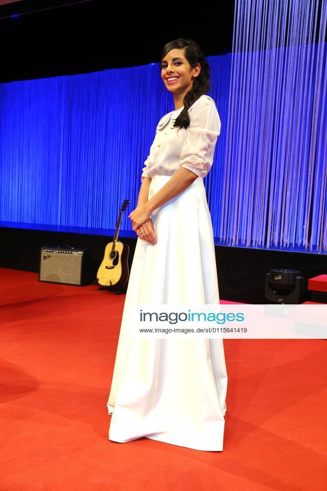 Presenter Collien Ulmen Fernandes at the award ceremony of the Hessicher Film und Kino Preis 2015 at the Alte Oper in Frankfurt Main