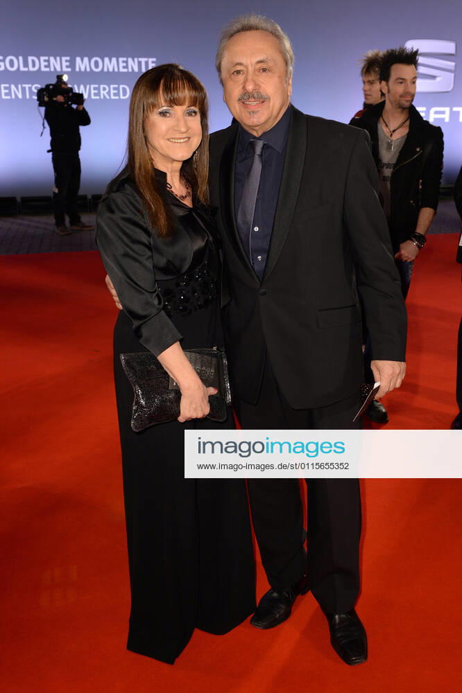 Wolfgang Stumph and Christine Stumph right of way at the award ceremony of the 51 GOLDEN CAMERA 2016 at Messe Hamburg