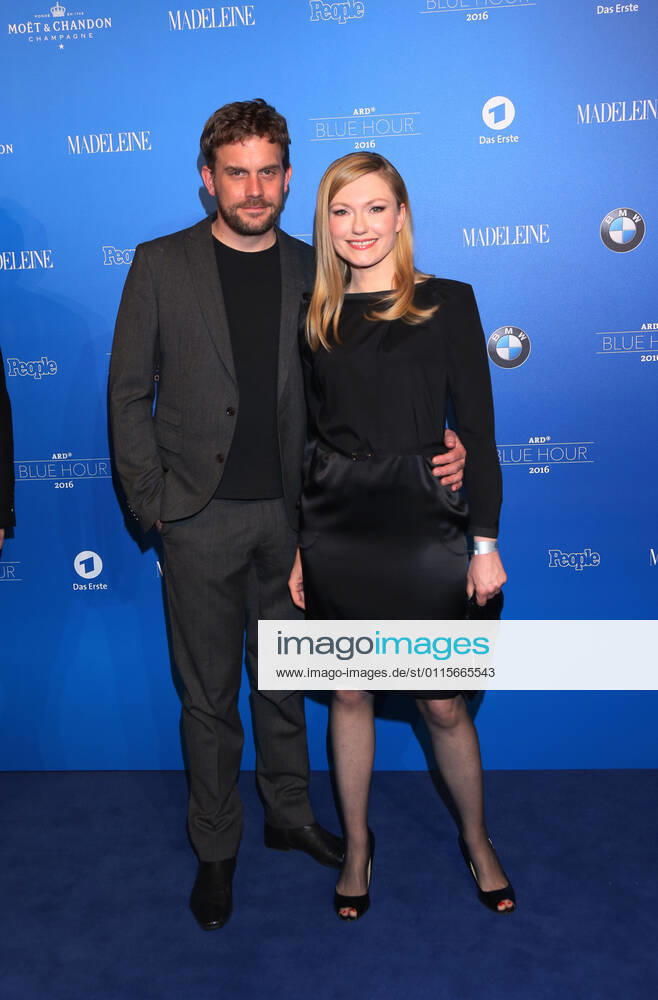 Sebastian Bezzel and Johanna Christine Gehlen , Ard Blue Hour 2016 at the 66 International Film Festival at the Museum fuer Kommunikation Berlin