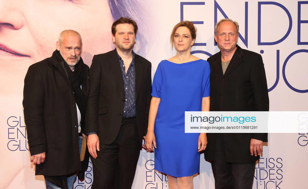 Sven Taddicken, Johannes Krisch, Martina Gedeck and Ulrich Tukur, premiere of Gleissendes Glueck at Holi Kino Hamburg