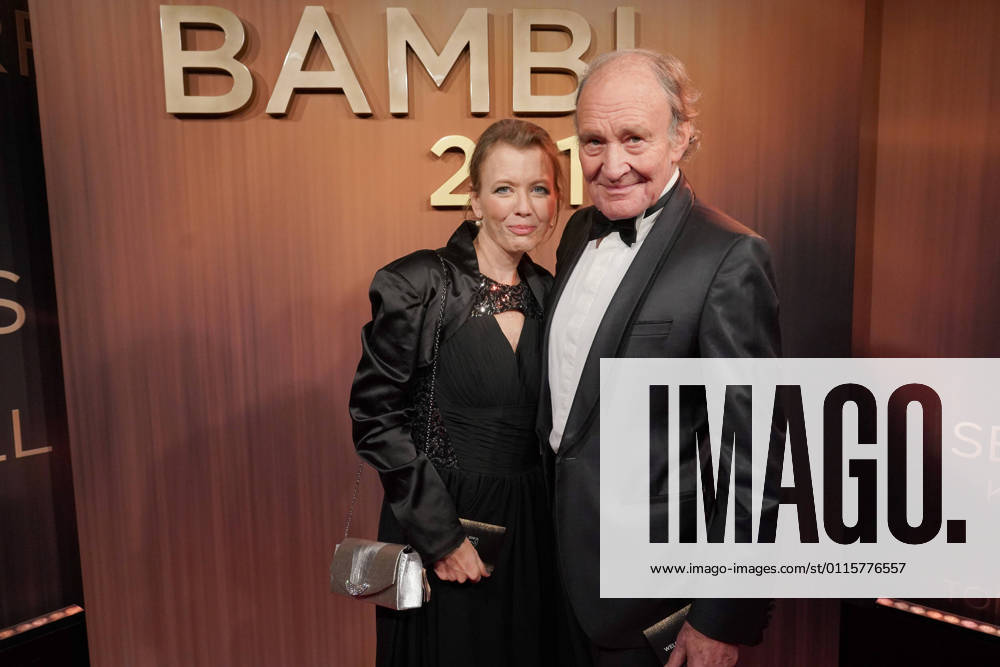 Michael Mendl with girlfriend Gesine Friedmann BAMBI 2018 award ceremony at the Theater am Potsdamer Platz in Berlin