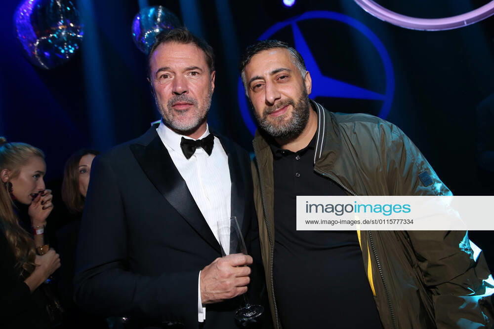 Sebastian Koch and Kida Khodr Ramadan BAMBI 2018 award ceremony at the Theater am Potsdamer Platz in Berlin