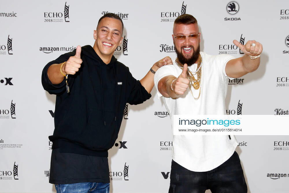 Farid Bang and Kollegah on the Red Carpet at the ECHO 2018 Awards in Berlin