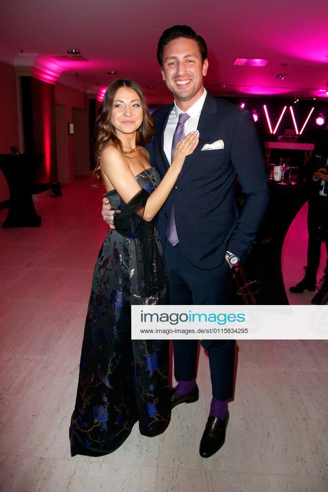 Daniel Völz and Kristina Yantsen at the party after the Gloria German Cosmetics Award 2018 at the Hilton Düsseldorf.