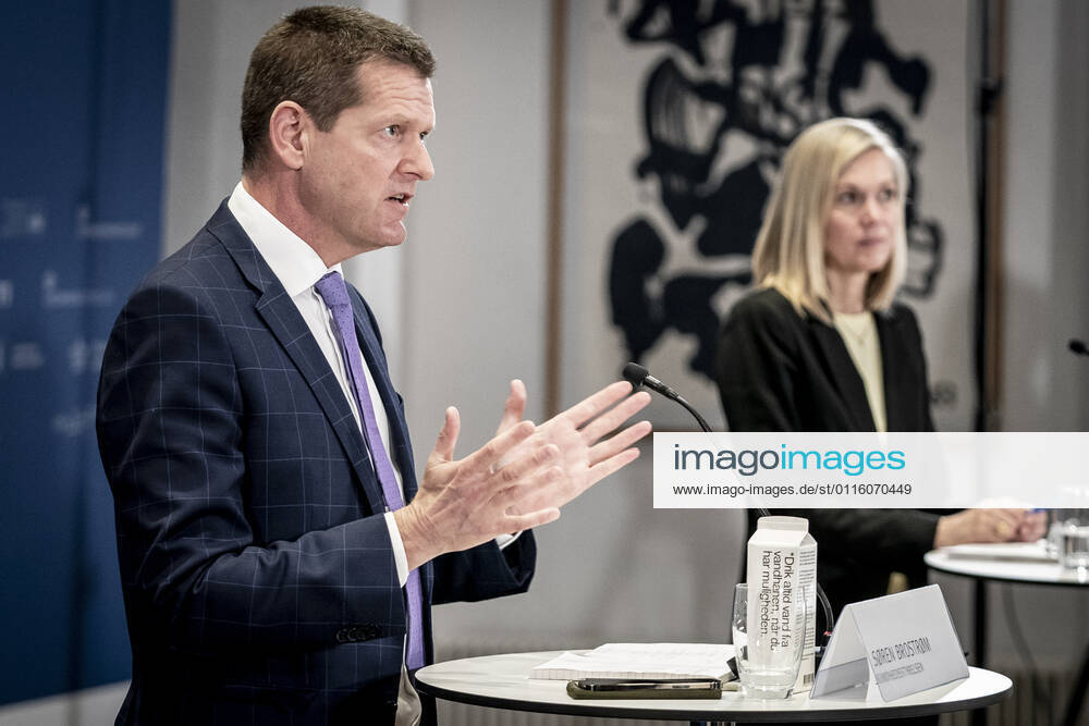Head of Unit at the Danish Medicines Agency, Tanja Erichsen and Director of the National Board of Health, Soeren Brostroem, will hold a press briefing on the status of examination of the AstraZeneca vaccine, which has been on a 14-day break and will take place in Eigtveds Warehouse in Copenhagen, Thursday 25 March 2021, Copenhagen Denmark