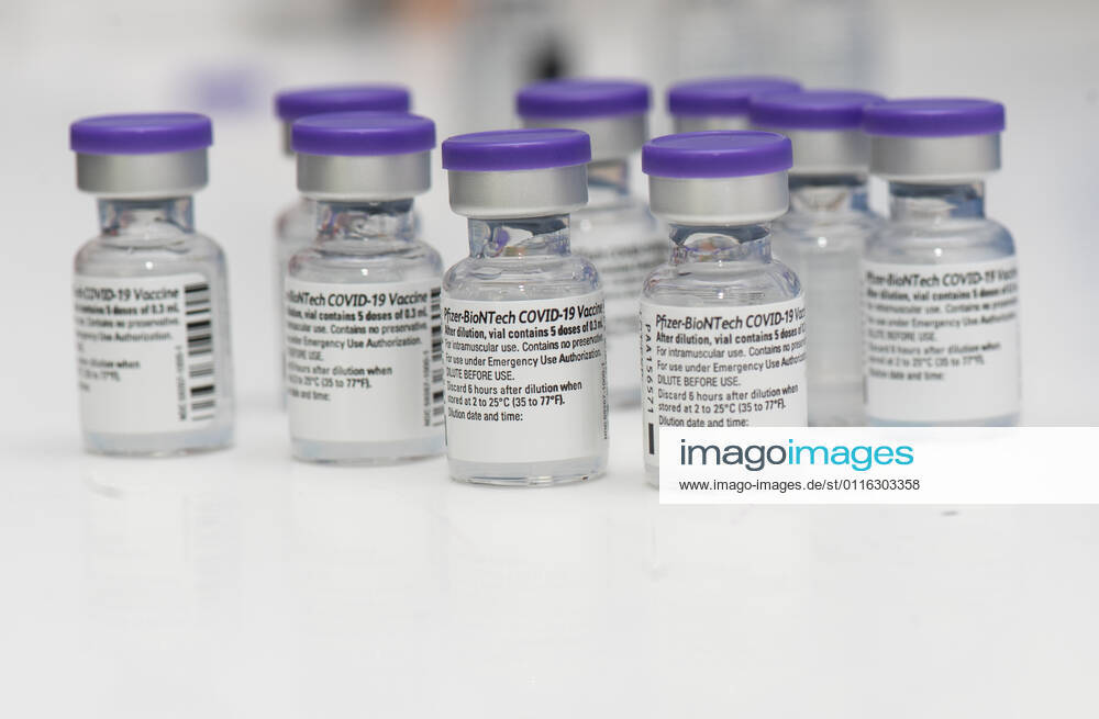 BioNTech Pfizer vaccine ampoules in Ankara City Hospital, Turkey, on April 3, 2021. Turkey has confirmed 31,892 deaths and 3,400,296 positive cases of the coronavirus infection in the country. (