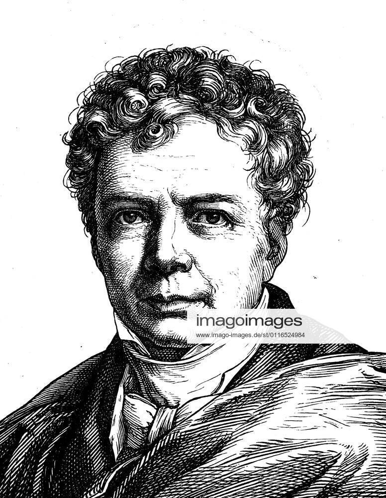 Friedrich Wilhelm Joseph Ritter von Schelling, 1775-1854, Philosophe des deutschen Idealismus, Historisch, historical, digital improved reproduction of an original from the 19th century digitale Reproduktion einer Originalvorlage aus dem 19. Jahrhundert, Originaldatum nicht bekannt 1f-492163