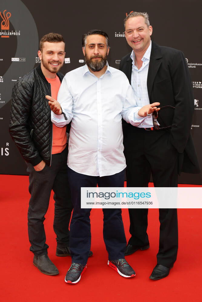 Edin Hasanovic, Kida Khodr Ramadan und Christian Kahrmann - Deutscher Schauspielpreis 2015 im Zoo Palast in Berlin am 29.05.2015