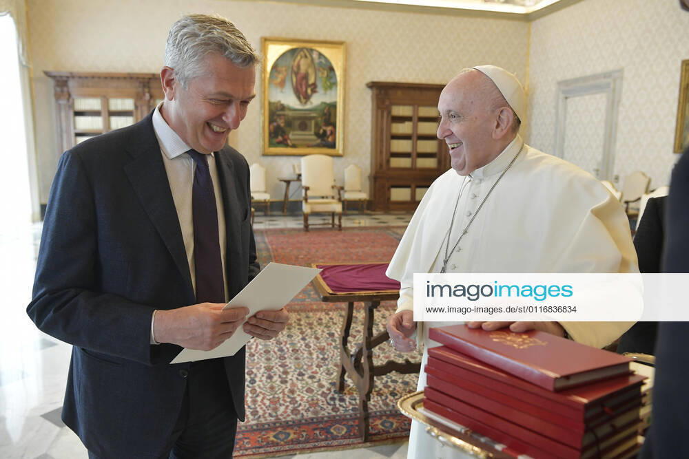 April 16,2021 : Pope Francis received in Audience this morning Dr. Filippo Grandi, United Nations High Commissioner for Refugees, and followed in the Vatican