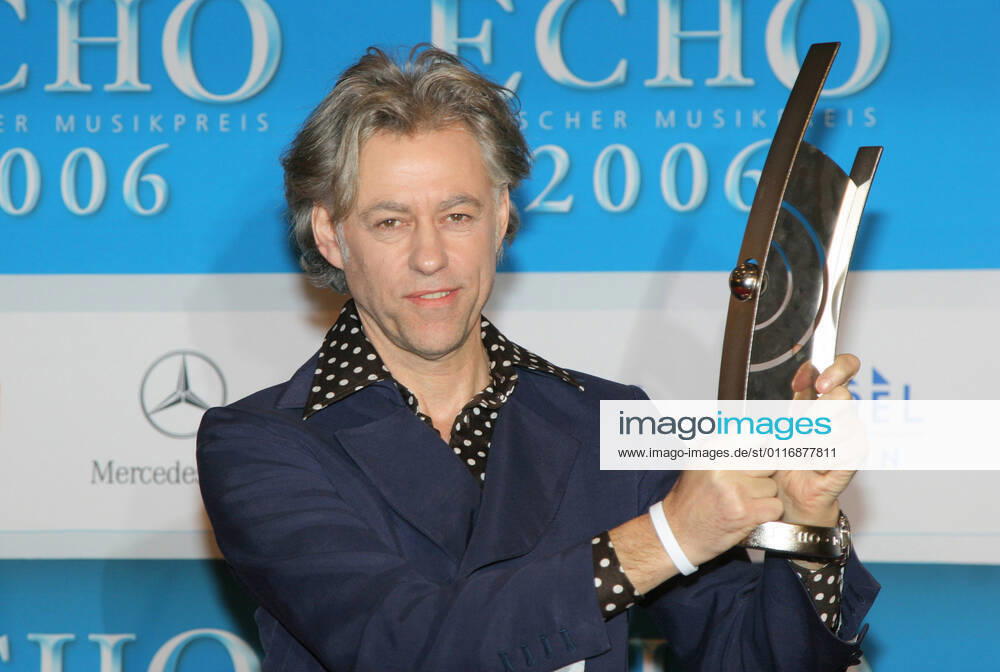 Echo Awards 12 03 2006 Saenger Robert Frederick Zenon Bob Geldof, KBE, award winner, at the Echo Awards, at Hotel Estrel, Sonnenallee 225, Berlin 12 03 2006