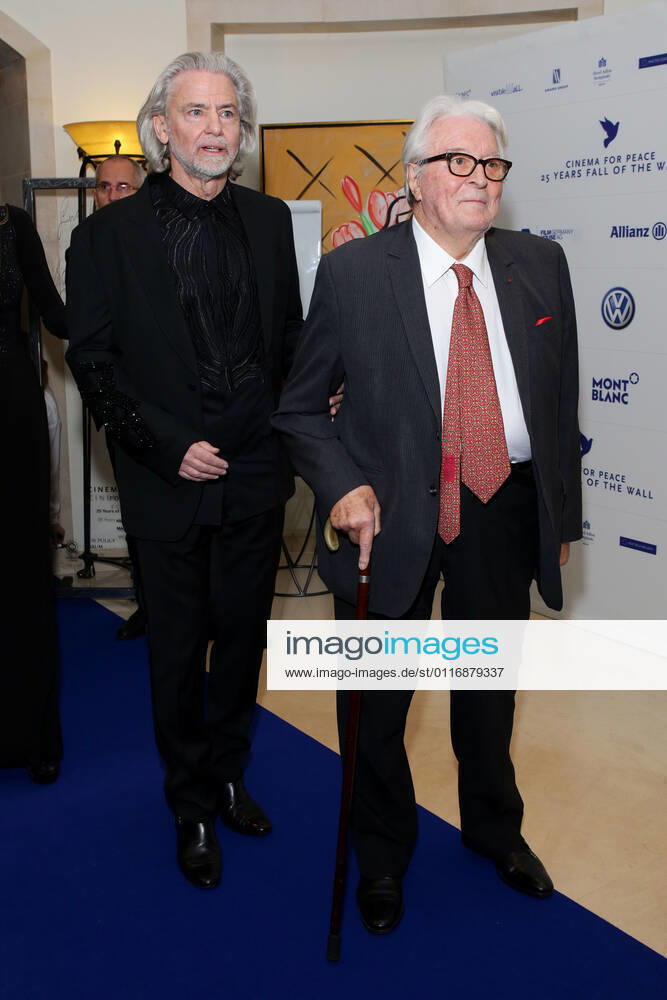 Hermann Buehlbecker und Roland Dumas - Heroes Gala in Hotel Adlon in Berlin am 08.11.2014